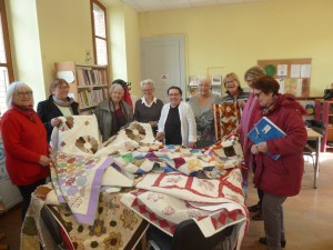 présentation d'ouvrages en patch work